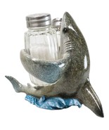 Sea Ocean Marine Apex Predator Great White Shark Salt And Pepper Shakers... - $34.19 CAD