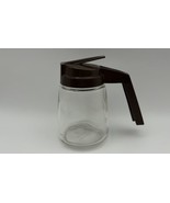 Vintage Federal Housewares Chicago Illinois Glass Syrup Dispenser Brown ... - $7.40