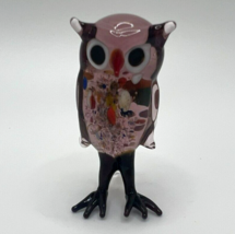 New Collection! Murano Glass, Handcrafted Unique Owl Figurine, Glass Art - $18.68