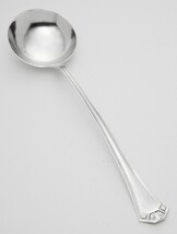RARE ANTIQUE BAKER MANCHESTER ROANOKE SOUP SPOON 6” 925 18 G STERLING 1918 - $27.45