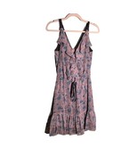 PURE SUGAR Womens Size Small Sleeveless Dress Floral Ruffle Tie Drop Waist - $336.12 MXN