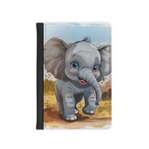 Passport Cover for Kids Cute Elephant Cartoon | Passport Cover Animals of Safari - £23.56 GBP