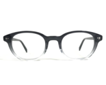 Warby Parker Gafas Monturas Alford M 134 Negro Claro Desteñir Redondo 47... - $46.53