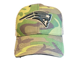 New England Patriots- Camouflage Trucker Style Baseball Hat  - £14.93 GBP