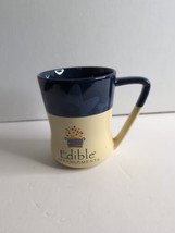 Edible Arrangements / 2015 Floral Blue Coffee Mug / Large 16 oz - £11.06 GBP
