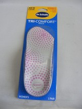 Dr. Scholl&#39;s Tri-Comfort Insoles Orthotics Inserts Women Pink White Size... - £13.11 GBP