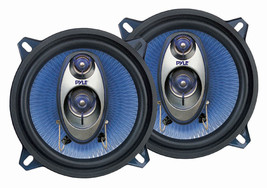 NEW Pyle PL53BL Pair of 5.25&#39;&#39; 200 Watt Three-Way Car Speakers 4 Ohm 89 dB 20 oz - £25.53 GBP