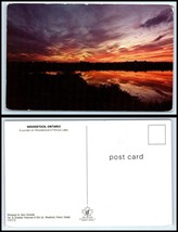 CANADA Postcard - Woodstock, Ontario, Sunset Pittock Lake B4 - $2.96