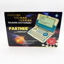 Ectaco Partner English, German, Russian Talking Dictionary &amp; Business Or... - $745.41 MXN