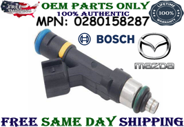 Genuine Bosch Set of 1 Fuel Injector for 2006, 2007, 2008, 2009 Mazda 3 2.3L I4 - £30.92 GBP