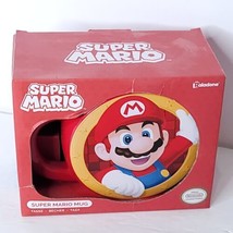 Super Mario World Mug Mario Waving Retro Arcade Nintendo New Box Damage - $24.74