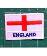 England Flag Embroidered Patch Applique UK Embroidery 3 x 4.5 cm English... - £11.25 GBP