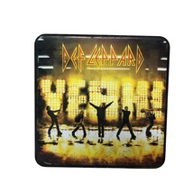 VTG Def Leppard Logo Rock Band Fridge Magnet 2&quot; x 1&quot; - £15.45 GBP
