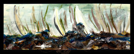 Sailboats &quot;Race In Waves Ventura&quot; 2014 Original Oil Painting Seascape Signed Art - £162.27 GBP