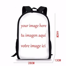 School Bags Sets for Teenager Girls Black Art  Girl Printed Backpack Student Boo - £95.68 GBP