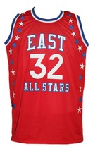Julius Erving #32 Aba East All Stars Basketball Jersey Sewn Red Any Size - £27.62 GBP