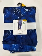 Celestial Night Women’s Navy Blue Sleep Pants w Pockets Size Large 12-14 NWT - £5.96 GBP