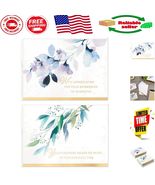 Assorted Sympathy Thank You Cards - 50 Watercolor Flower Designs with En... - $403.20 MXN