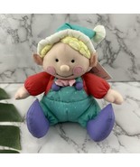 Russ Berrie Vintage Luv Pet Puffy Christmas Elf Stuffed Toy New Nylon 2866 - $16.82