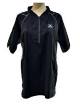 FastPitch Softball MIZUNO Womens Size XL Short Sleeve Windbreaker Batting Jacket - £6.20 GBP