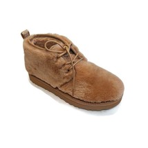 UGG Neumel Cozy Sheepskin Lace Up Ankle Boots Mens Size 8 Chestnut 1120763 - £69.30 GBP