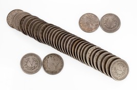 1883 Nc Liberty Nickel Rouleau En Bon À XF État , AVG Grade VG - Fin - $330.53