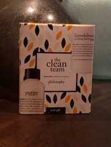 Philosophy THE CLEAN TEAM 2pc Gift Set - Purity Made Simple  &amp; Mcrodelivey Wash - £12.30 GBP