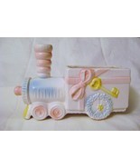Vintage Baby Bottle Train Ceramic Planter - $12.00