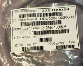 212644-1000MM CUSTOMER PRODUCT ID: DDU500-00220001 CORD CABLE - $15.65