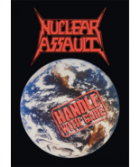 NUCLEAR ASSAULT Handle with Care FLAG CLOTH POSTER BANNER Thrash Metal - £15.80 GBP