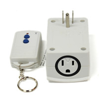 Wireless Remote Control Outlet Plug for Lights Lamps 13A 80ft Range Grounded - £10.47 GBP