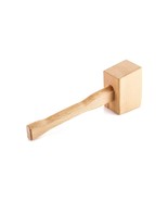 Wooden Mallet, 9.5&quot; Manual Ice Hammer Mallet Beech Solid Carpenter Wood ... - £14.21 GBP
