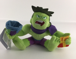 Disney Store Marvel Holiday Hulk 8&quot; Plush Stuffed Doll Toy Super Hero with TAGS - £19.69 GBP