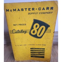 1974 McMaster-Carr Supply Company Catalog #80 Asbestos Tools Hardware Nice Shape - £298.80 GBP