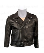 New Handmade Men&#39;s Classic Brando Motorcycle Motorbike Biker Leather Jac... - $149.99+