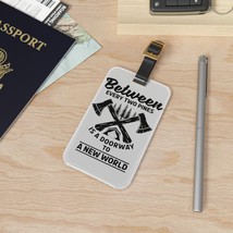 Stylish and Lightweight Luggage Tag with Business Card Insert and Leathe... - £17.00 GBP