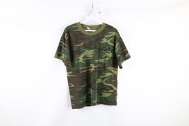 Vtg 90s Streetwear Mens Medium Faded Camouflage Short Sleeve Pocket T-Sh... - £35.00 GBP