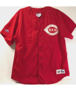 CINCINNATI REDS Vintage 90s MLB Red Diamond Collection Logo Baseball Jer... - £58.46 GBP