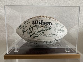 Hall of Fame jim Brown, Tony Dorsett and friends signed football - £469.35 GBP
