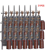 Army Heavy Trooopers Medieval Knights Group Figures Building Blocks ZHXP... - $35.99