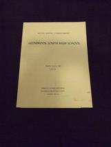Glenbrook South High School (GBS) Second Annual Commencement Program 1966 - £22.38 GBP