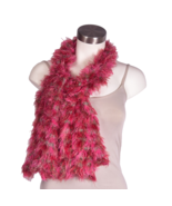Women&#39;s Pink Fuzzy Scarf - $17.15 CAD