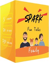 250 Conversation Cards for Families Spark Fun Deep Talking Family Card G... - $32.76