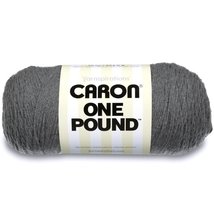 Caron One Pound Solids Yarn, 16oz, Gauge 4 Medium, 100% Acrylic - Aqua- ... - $9.99