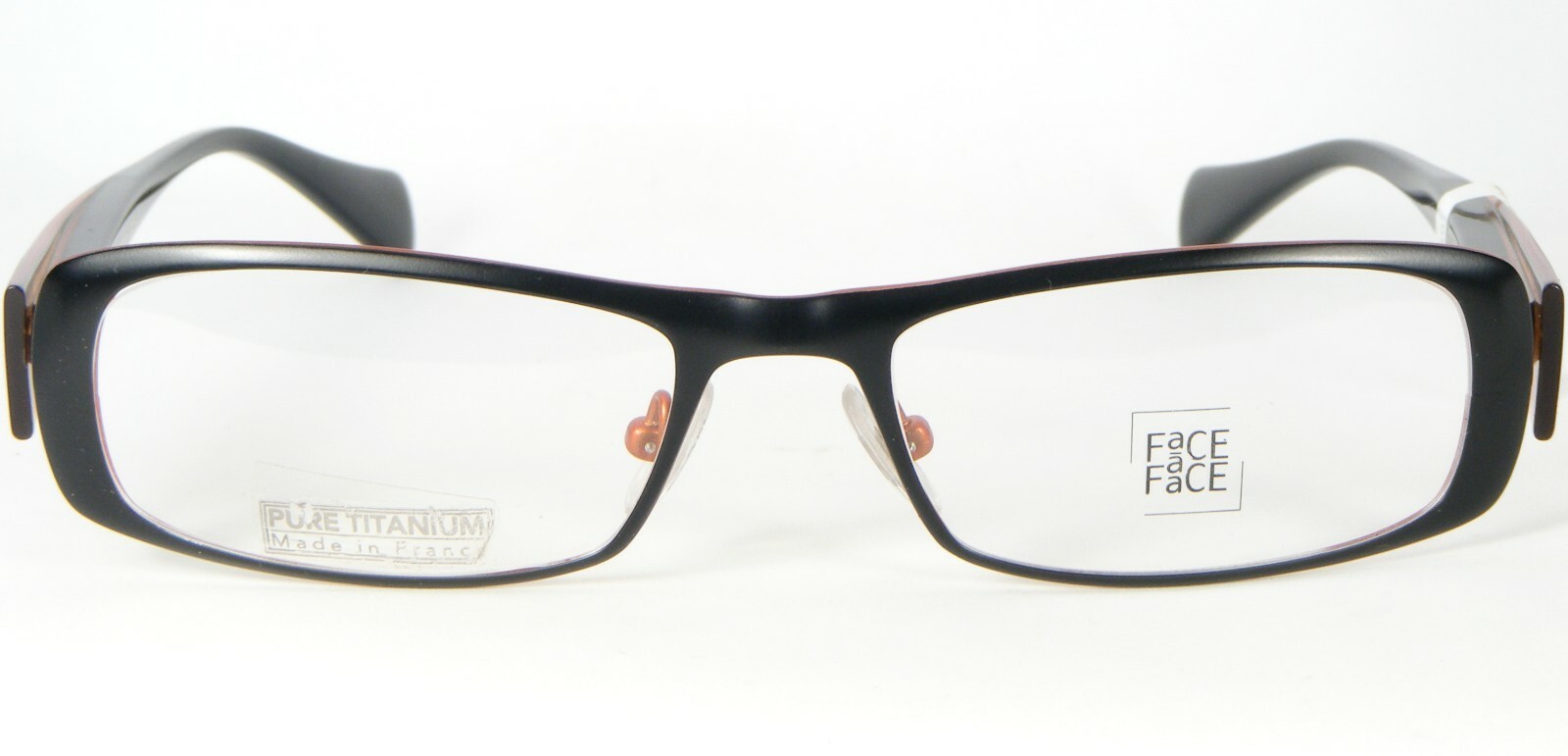 FACE A FACE GLOSS 4 9144 Noir/Orange Lunettes 52-18-140mm France Item image 2