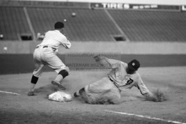 Ty Cobb Sliding For Third Detroit Tigers Vs Washington Senators 1924 4X6 Photo - $8.99