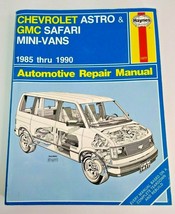Haynes Chevrolet Astro Van GMC Safari Repair Manual 1985-90 #1477 - $8.72