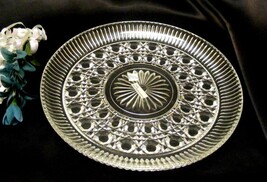 1029 Vintage Indiana Glass Royal Brighton Cake Plate - £9.49 GBP