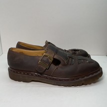 Vintage 90’s Dr. Martens Buckle Woven Mary Jane shoes Size 11 Men - £116.84 GBP