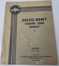 Delco-Remy D-R 1186 Training Chart Booklet 1950 Battery Ignition Generator GM - $18.95